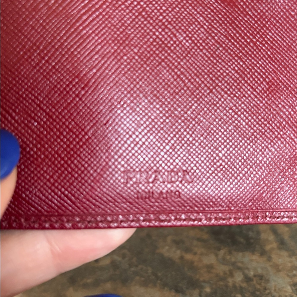 Prada BI/Tri-Fold Saffiano Leather Wallet - Picture 8 of 9